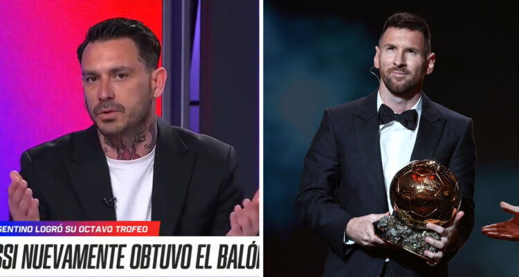 Mauricio Pinilla criticó el nuevo Balón de Oro de Lionel Messi.