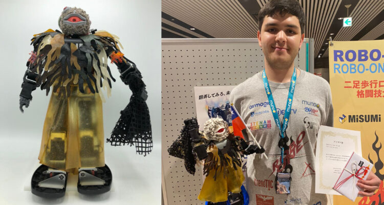 “Emerge desde Chiloé”: Chilenos premiados en Japón por crear robot un bípedo vestido con biomateriales