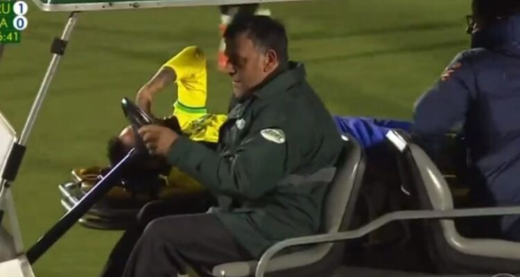 Neymar y su fuerte lesión que lo sacó del Uruguay-Brasil de Eliminatorias