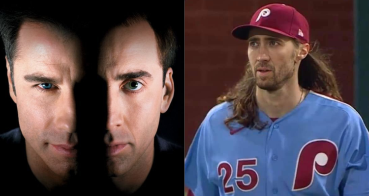 ¿Nicolas Cage o John Travolta? El beisbolista estadounidense que trajo de vuelta “Face Off” a Twitter