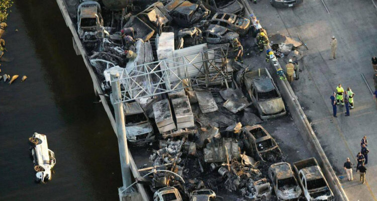 “Súper niebla” causa grave accidente entre 158 vehículos y deja al menos 7 muertos en Louisiana
