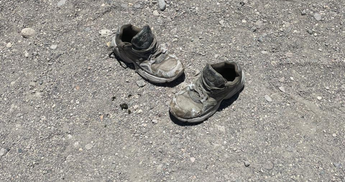 Niños desamparados en la frontera en Colchane