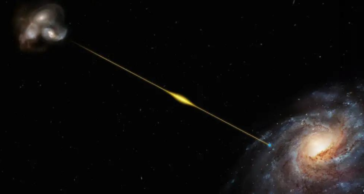 Detectan la ráfaga de ondas de radio que han viajado por 8 mil millones de años por el espacio