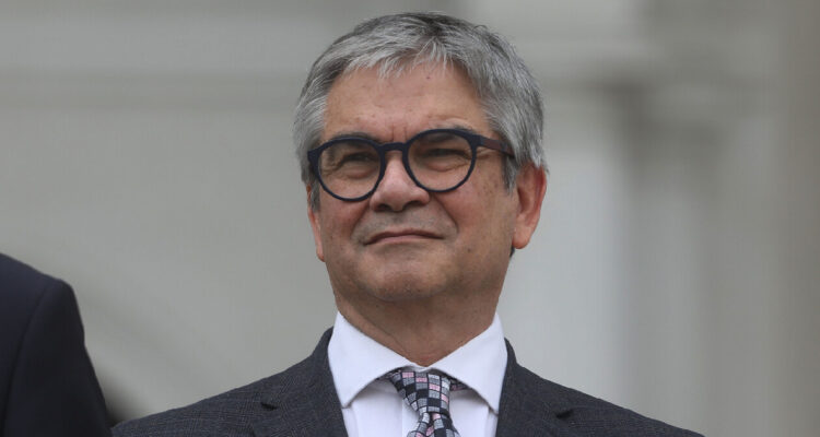 Primer plano del Ministro de Hacienda, Mario Marcel