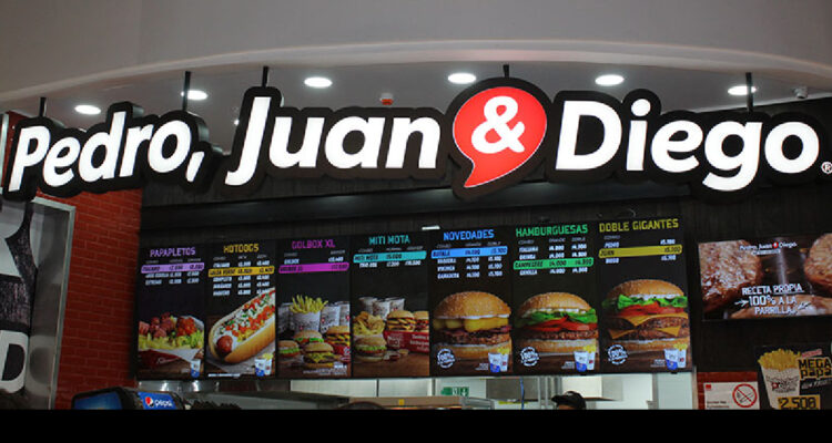 Frontis de un local Pedro Juan & Diego