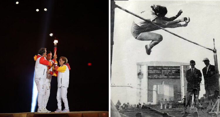 Lucy López encendió el pebetero de Santiago 2023.