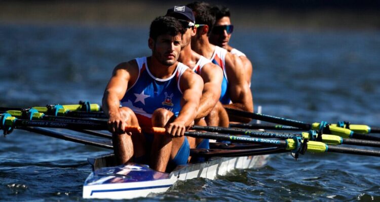 El Team Chile de remo da la primera medalla: el cuatro pares cortos masculinos se quedó con la plata