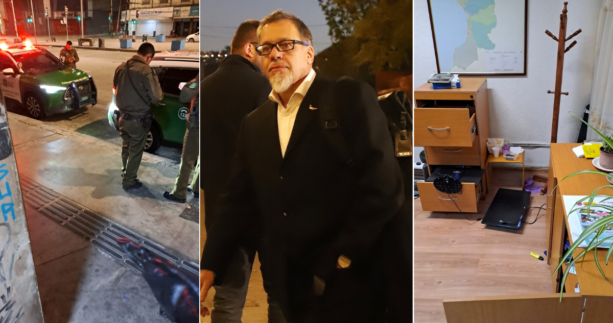 Roban computadores y diversas especies en oficina de Lagos Weber