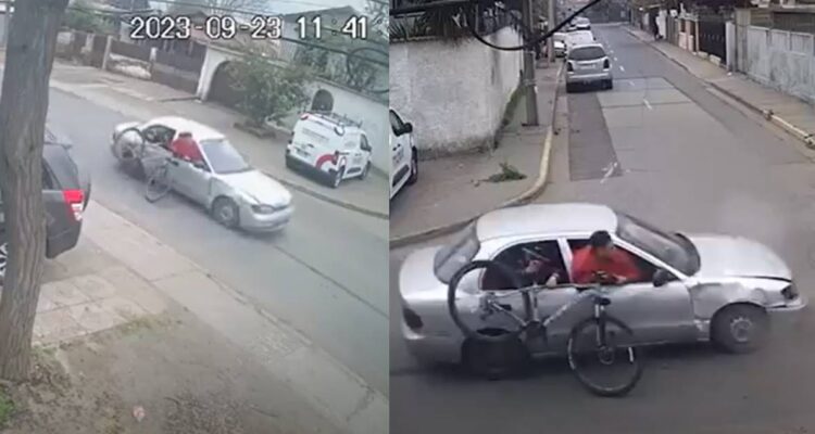 Capturan a dos sujetos que robaban bicicletas y scooters en movimiento en Conchalí y Recoleta