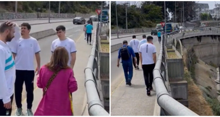 robo equipo argentino balonmano en Viña del Mar