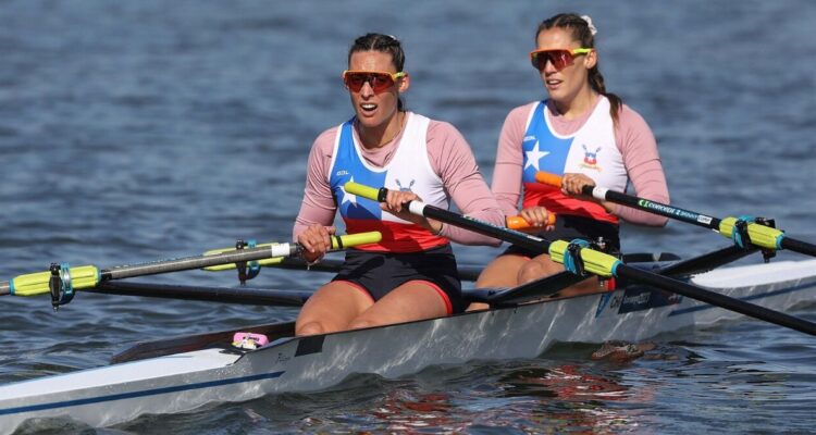 Las mellizas Abraham logran plata para Chile en remo: EEUU se llevó el triunfo con un ritmo demoledor