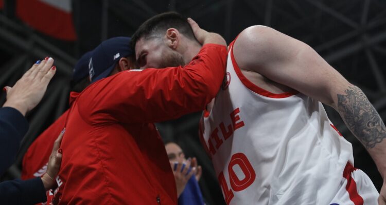 Team Chile de Básquetbol 3×3 celebró con todo el triunfo en Santiago 2023.