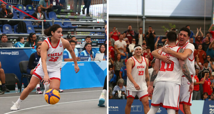Chile va por medallas en el Básquetbol 3×3 de Santiago 2023.
