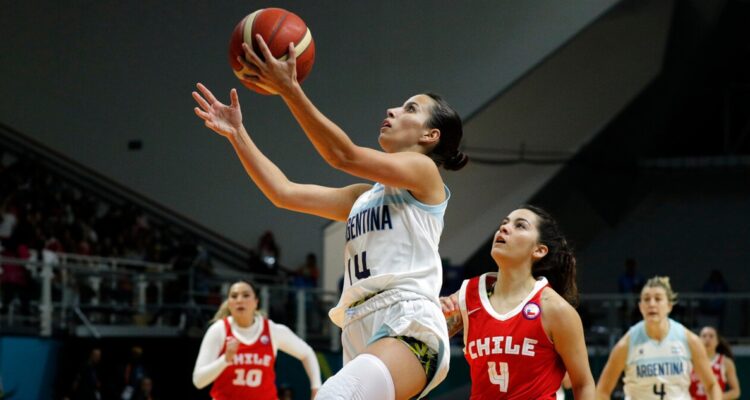 Chile perdió ante Argentina en el baloncesto femenino de Santiago 2023.