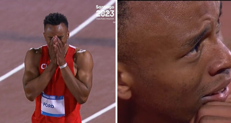 Santiago Ford emocionó con su oro en Santiago 2023.
