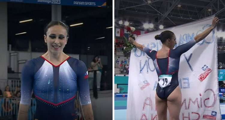 Bárbara Achondo durante Santiago 2023.