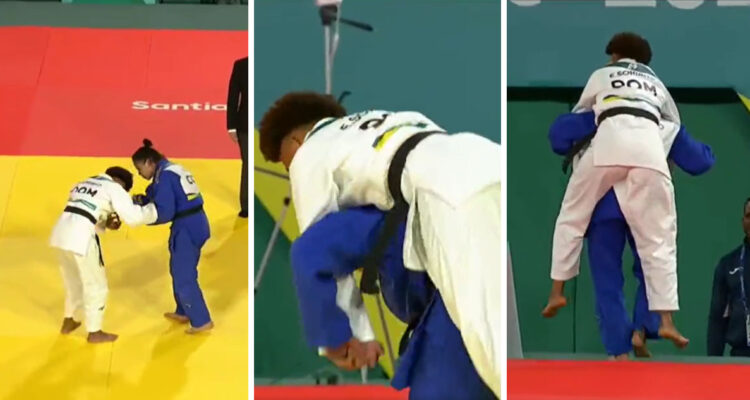 Colombiana Erika Lasso protagonizó emotivo momento en Santiago 2023.