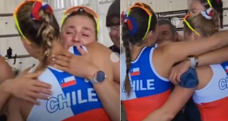 La alegría de un oro: las lágrimas y euforia del Team Chile de remo tras brillar en Santiago 2023