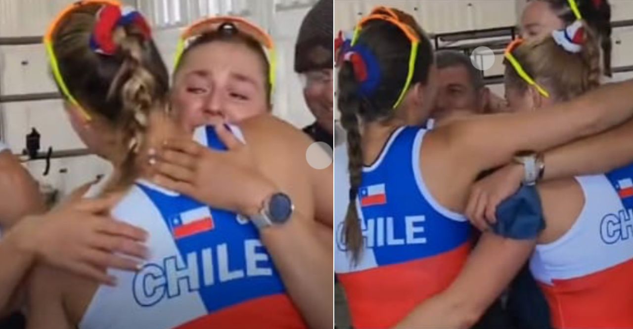 La alegría de un oro: las lágrimas y euforia del Team Chile de remo tras brillar en Santiago 2023