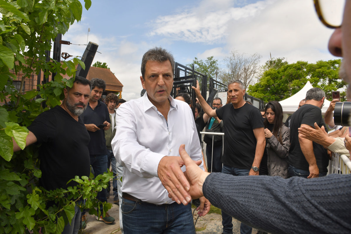 Sergio Massa, candidato en las elecciones en Argentina.