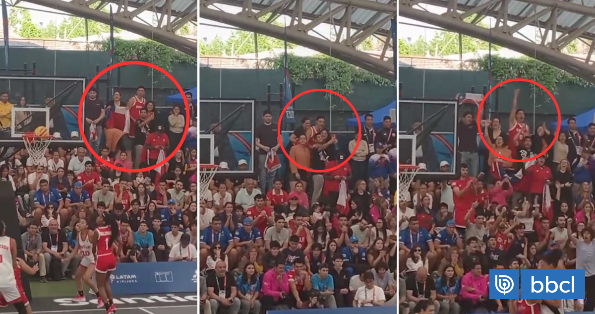 Daniel Arcos alentó al equipo femenino de básquetbol 3x3