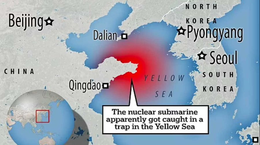 Submarino chino sufre accidente en el Mar Amarillo y 55 tripulantes mueren atrapados: Beijing lo niega