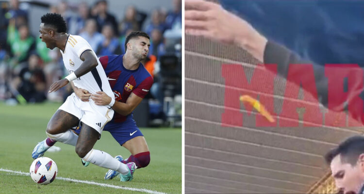 Vinicius fue protagonista del Clásico español.