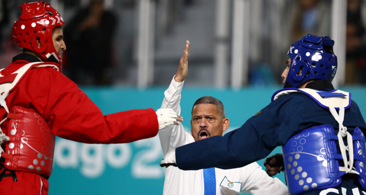 Taekwondo por equipos Chile Brasil Santiago 2023 final