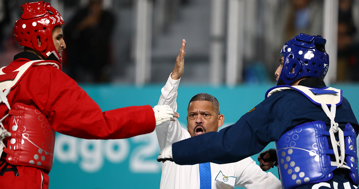 Taekwondo por equipos Chile Brasil Santiago 2023 final