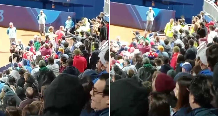 El Team Brasil molestó a Tomás Barrios en plena definición por el oro e hinchas defendieron al tenista.