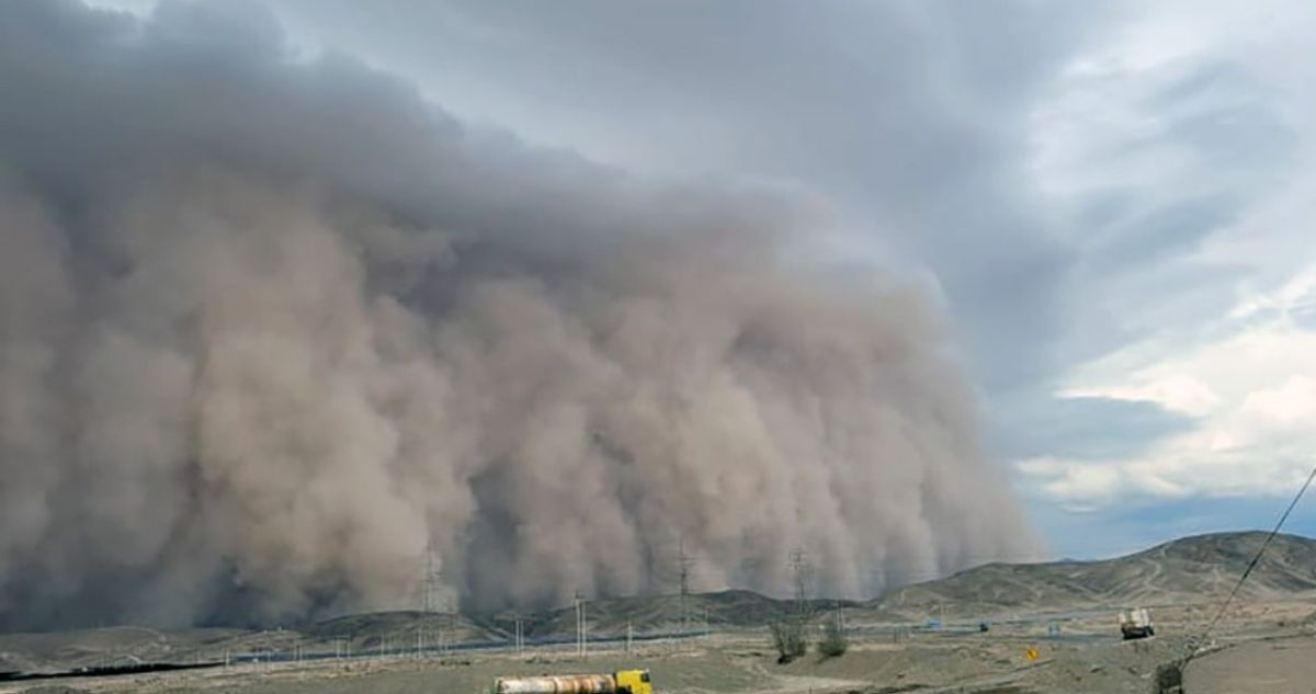 La tormenta de arena afectará a las regiones de Antofagasta y Atacama en la zona de la cordillera.