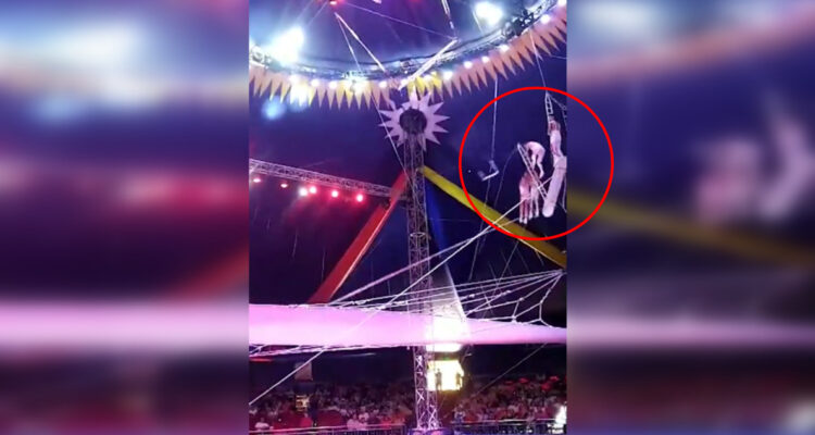 Trapecista chileno sufre grave accidente en circo de China: cayó desde 9 metros de altura