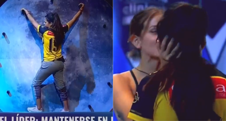 Vivi se coronó como la líder de la semana en Gran Hermano: celebró triunfo con “piquito” con Cony