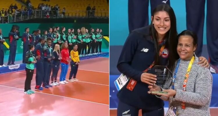 Carla Ruz y Beatriz Novoa, dos chilenas ganan premios individuales en el vóleibol femenino de Santiago 2023