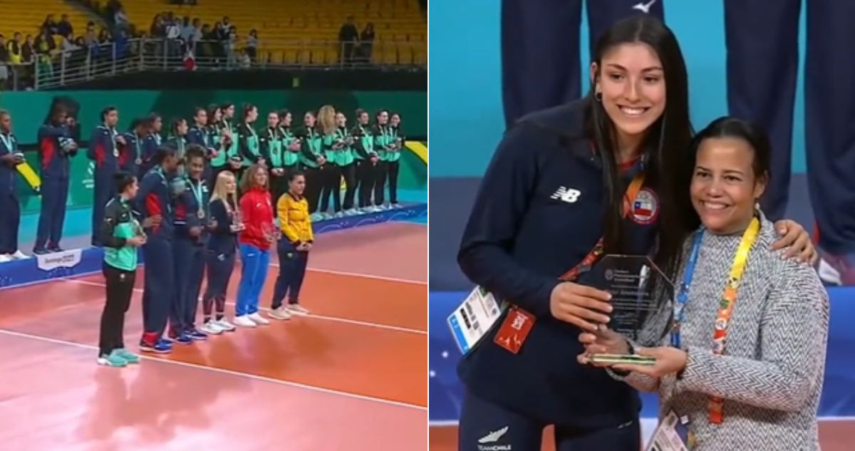 Carla Ruz y Beatriz Novoa, dos chilenas ganan premios individuales en el vóleibol femenino de Santiago 2023
