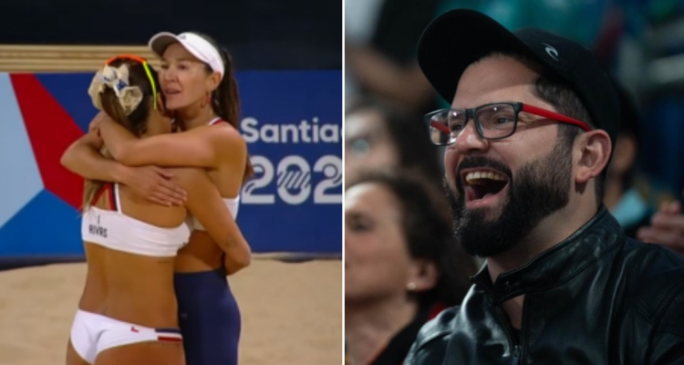 Boric en el voleibol playa