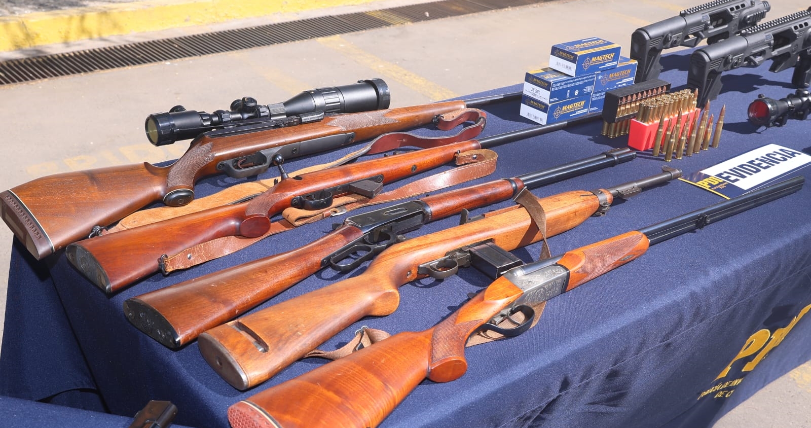 Armas incautadas
