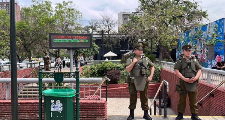 Cierre estación Santa Isabel