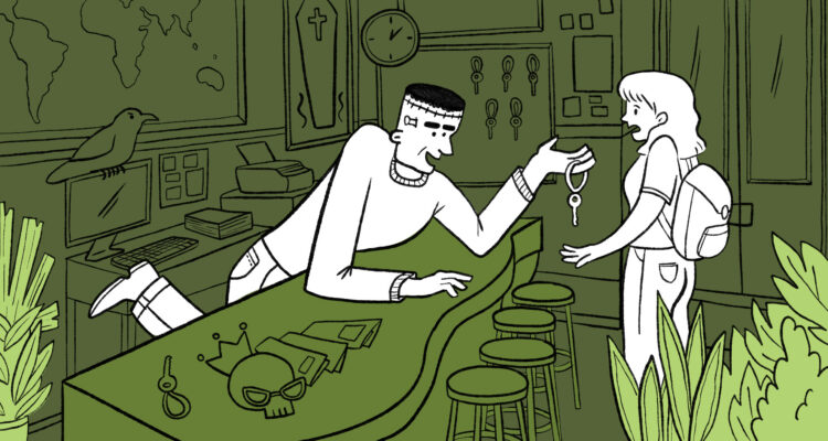 ¿Dónde hospedarse? El Hostal Frankenstein es una opción