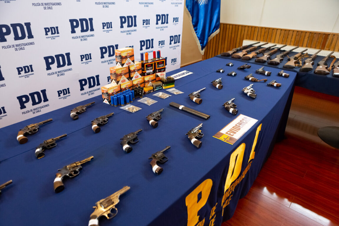 Recuperan más de medio centenar de armas mal inscritas en tres comunas de la región de Los Lagos