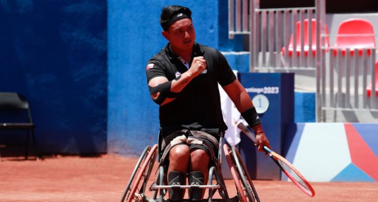 Alexander Cataldo, finalista en el singles del tenis en silla de ruedas de los Juegos Parapanamericanos