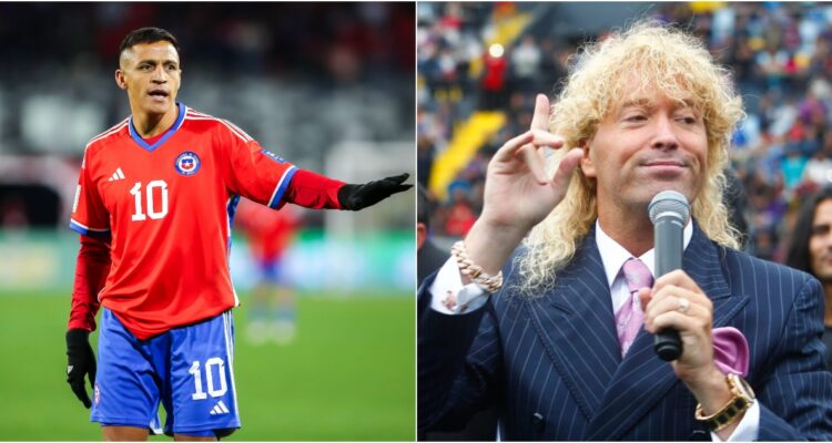 Alexis Sánchez y Leonardo Farkas