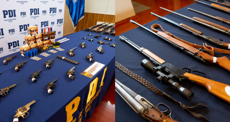 Recuperan más de medio centenar de armas “mal inscritas” en tres comunas de la región de Los Lagos