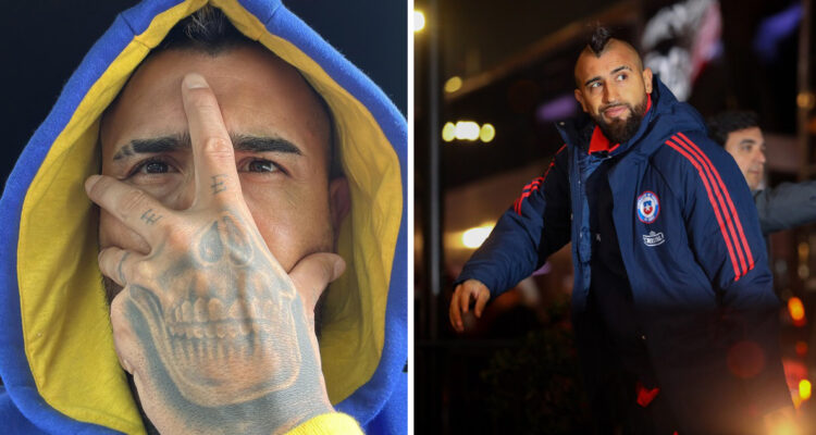 Arturo Vidal revolucionó a Argentina con una imagen en redes sociales.