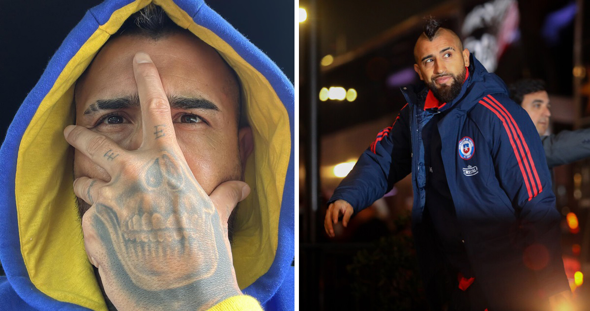 Arturo Vidal revolucionó a Argentina con una imagen en redes sociales.