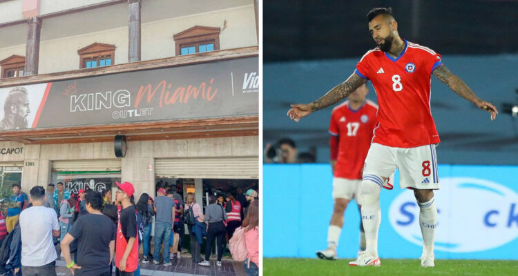 Arturo Vidal y sus cercanos se cansaron de los robos a su tienda.