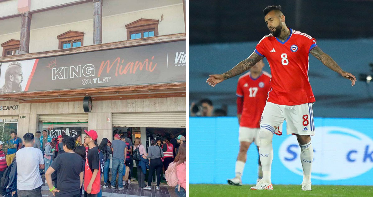 Arturo Vidal y sus cercanos se cansaron de los robos a su tienda.