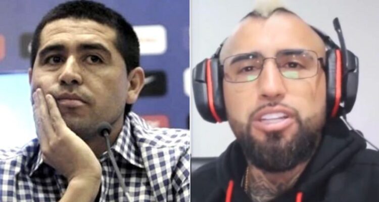 Juan Román Riquelme le manda ‘cariñito’ a Vidal por Boca y el King le responde con ‘palo’ a Colo Colo