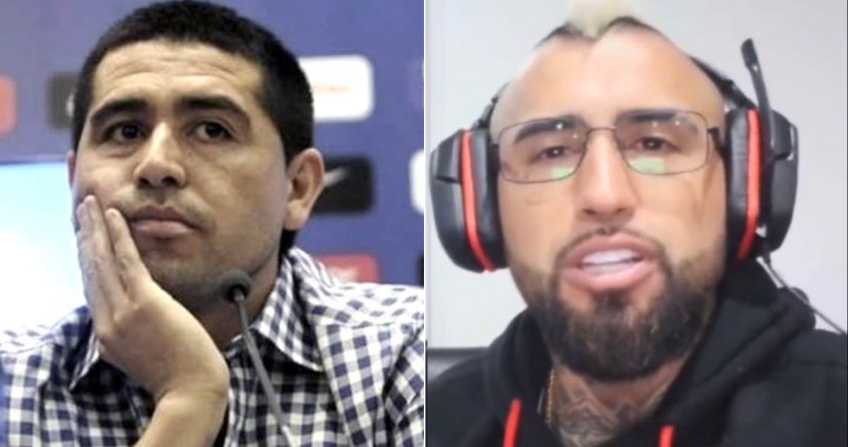 Juan Román Riquelme le manda ‘cariñito’ a Vidal por Boca y el King le responde con ‘palo’ a Colo Colo
