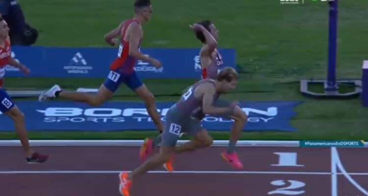 Definición fotográfica en atletismo en Santiago 2023